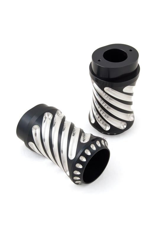 Spiral Fork Boots, Black/Machine Cut