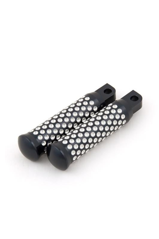 Dimpled Pegs, Black Machine Cut