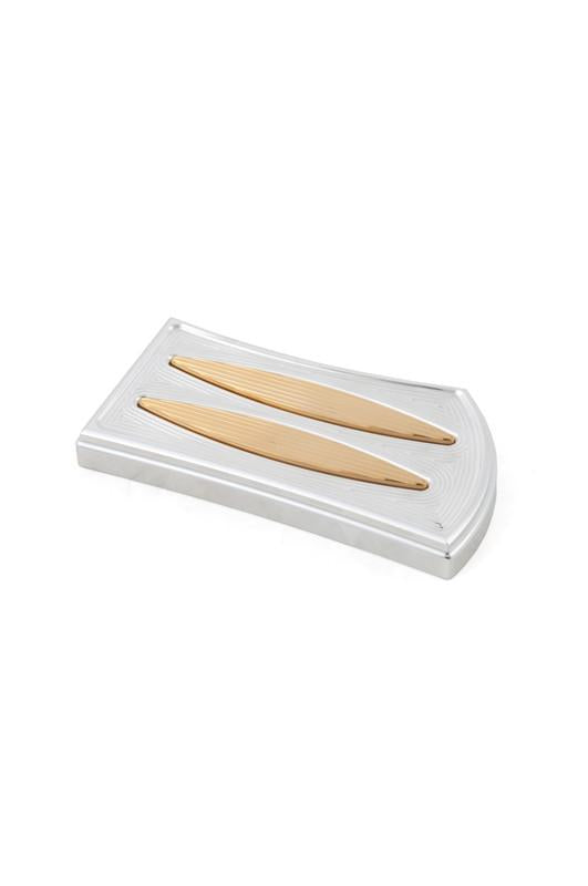 Neo-Fusion Brake Pedal, Polished/Brass, Touring